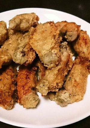 鶏手羽中のから揚げ～バジル風味～-レシピのメイン写真