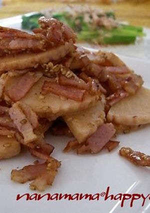 ベーコンでウマ味たけのこキンピラ-レシピのメイン写真