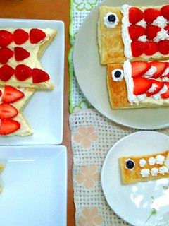 簡単!鯉のぼりミルフィーユ☆-レシピのメイン写真