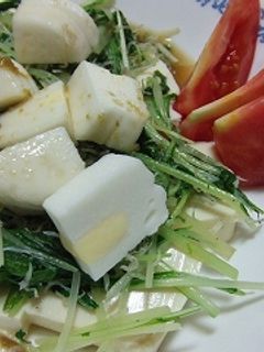 水菜としらすの豆腐サラダ-レシピのメイン写真