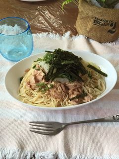 暑い日に♪ツナと大根おろしの冷製パスタ*-レシピのメイン写真
