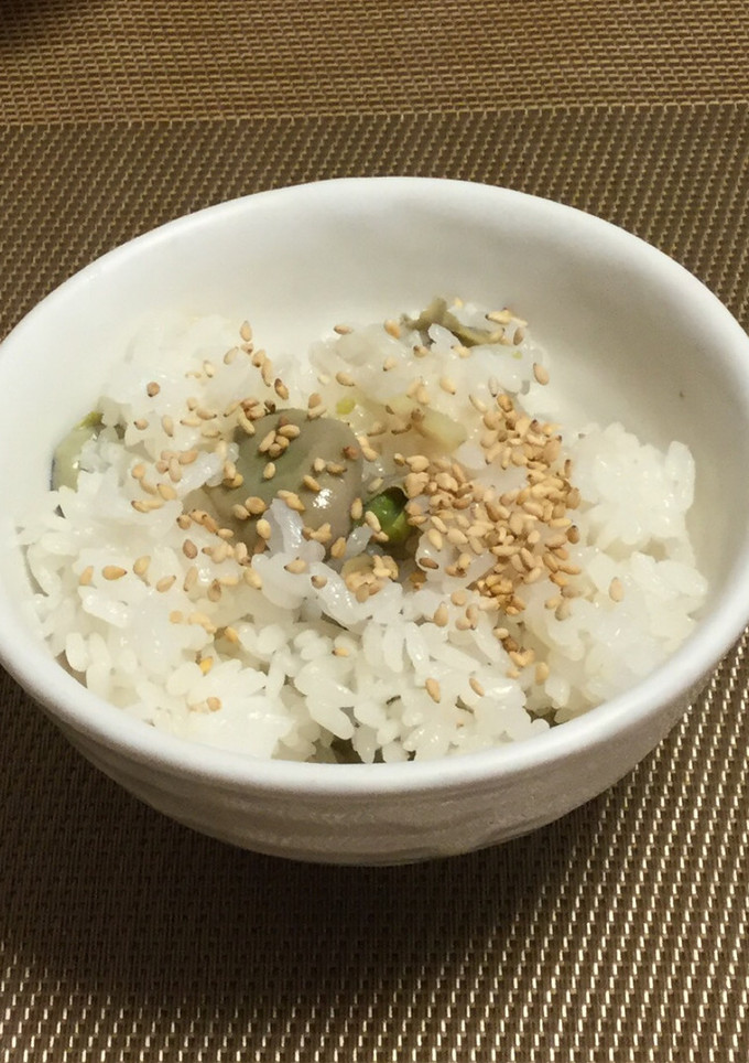そら豆と生姜の炊き込みごはん-レシピのメイン写真