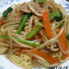 รูปของ たっぷりもやしのあんかけ焼そば