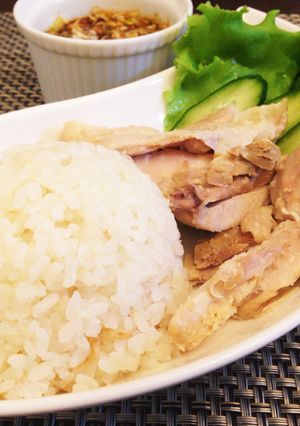 海南鶏飯 シンガポールチキンライス-レシピのメイン写真