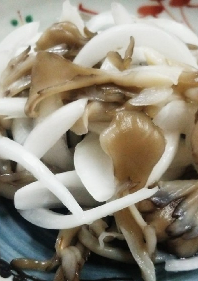 作りおきOK.新玉ねぎと舞茸の酢の物-レシピのメイン写真