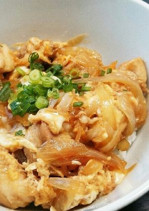 甘さ控えめ☆玉ねぎも主役☆親子丼-レシピのメイン写真