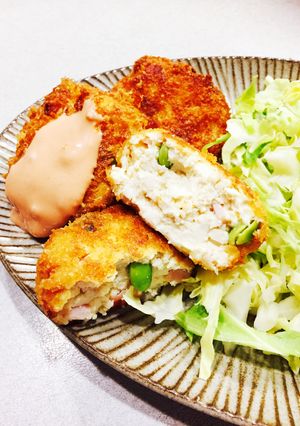 枝豆チーズの豆腐コロッケ♡-レシピのメイン写真