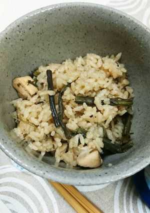 わらびの炊き込みごはん-レシピのメイン写真