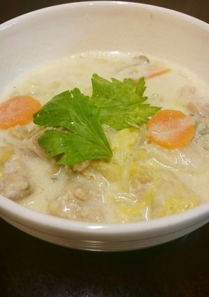 鶏肉と白菜のホワイトシチュー-レシピのメイン写真