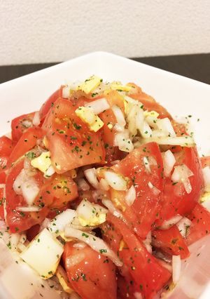 新玉ねぎとトマトのサラダ-レシピのメイン写真