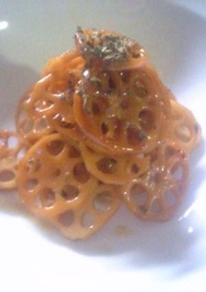 蒲焼のタレdeれんこん照焼き-レシピのメイン写真