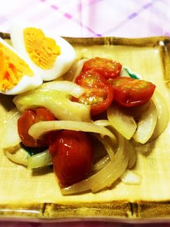 玉ねぎとトマトのオイスターにんにく炒め-レシピのメイン写真