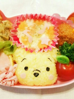 キャラ弁☆ツムツム☆プーさん☆-レシピのメイン写真