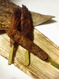 簡単ゴボウ生姜たっぷり串焼きハンバーグ-レシピのメイン写真
