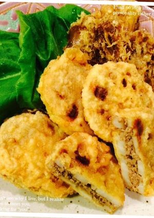 レンコンのはさみ揚げ♪-レシピのメイン写真