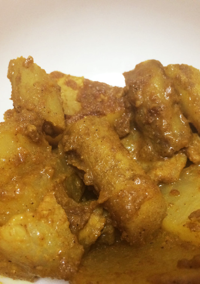 【炊飯器で】ごぼうと豚肉と大根のカレー煮-レシピのメイン写真