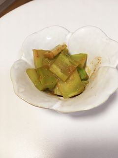 【節約】ブロッコリーの茎辛子和え簡単副菜-レシピのメイン写真