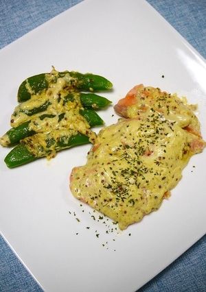 レンジで簡単！鮭マヨソテー(糖質制限)-レシピのメイン写真