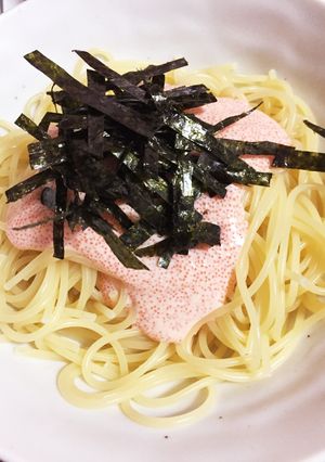 我が家の王道☆簡単明太子パスタ☆-レシピのメイン写真