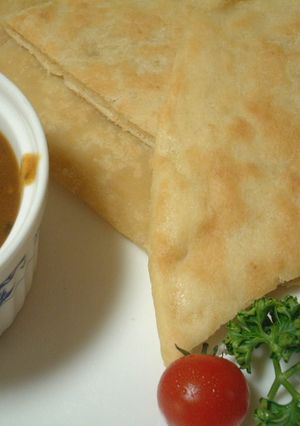 豆腐で簡単ふわふわナン♪-レシピのメイン写真