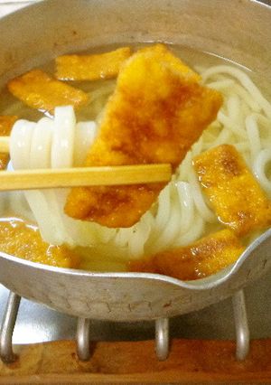 最速のハムカツうどん-レシピのメイン写真