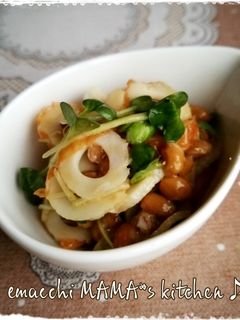 あと一品♪ちくわと納豆の和えもの-レシピのメイン写真