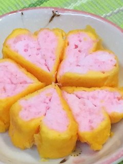 簡単☆かわいいハート型卵焼き♡-レシピのメイン写真