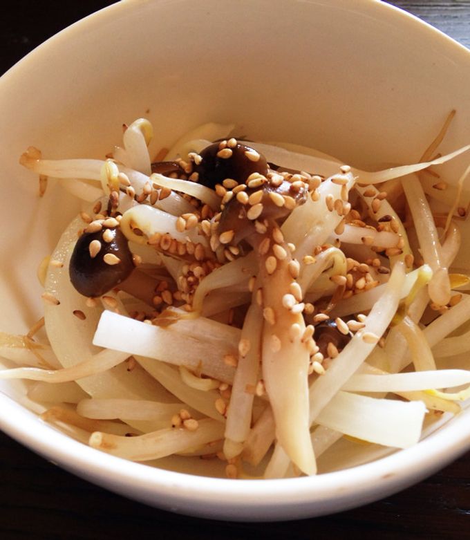 レンジで簡単♪しめじともやしの和え物 by ☆さやん☆ 【クックパッド