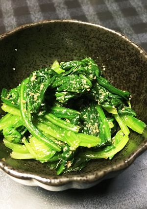 基本の味が美味しいほうれん草の胡麻和え-レシピのメイン写真