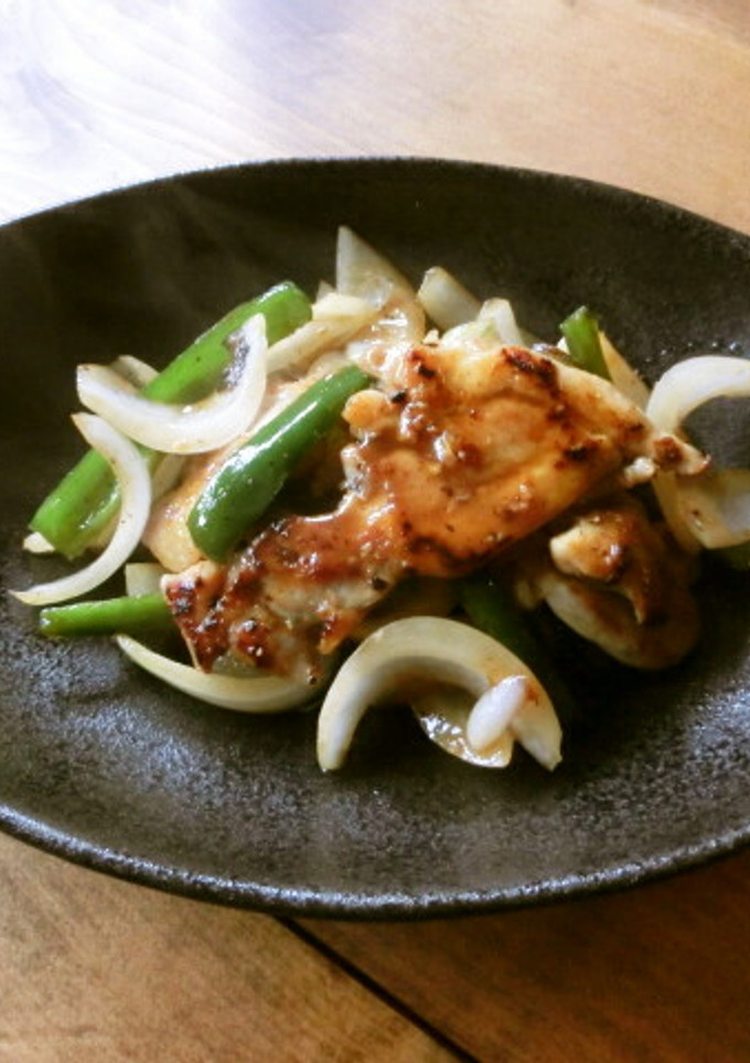 鶏肉と新玉のオイスター炒め♪-レシピのメイン写真