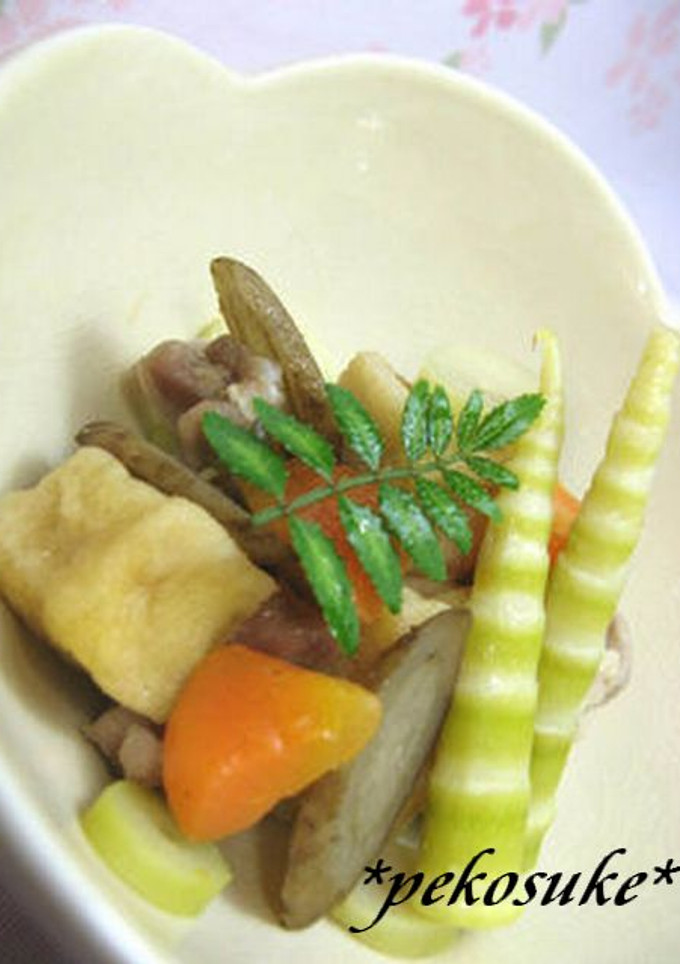 お宿メニューを再現。定番「小鉢の煮物」-レシピのメイン写真
