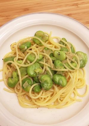 空豆のパスタ-レシピのメイン写真