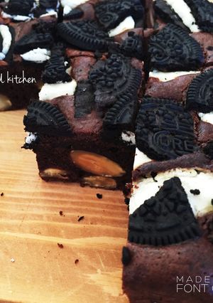砂糖とバター控えめ☆オレオブラウニー-レシピのメイン写真