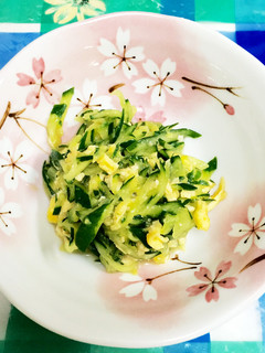 ☆簡単 旬のきゅうりを使って味噌和え☆-レシピのメイン写真