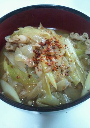 簡単うまい!!カレー南蛮そば-レシピのメイン写真