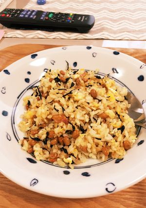 納豆とひじきの炒飯-レシピのメイン写真