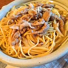 รูปของ 居酒屋のおやじ直伝！豚の生姜焼きパスタ