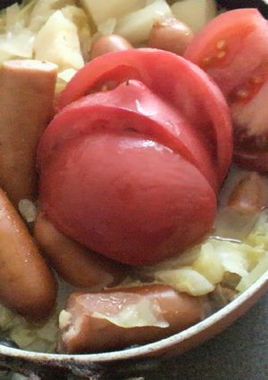キャベツたっぷり、トマトのポトフ-レシピのメイン写真