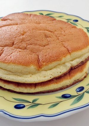 おやつイン☆ひと手間でふわもちパンケーキ-レシピのメイン写真