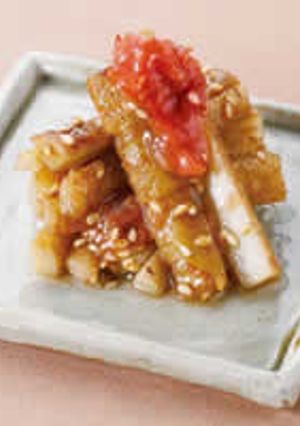 梅たたきごぼう-レシピのメイン写真