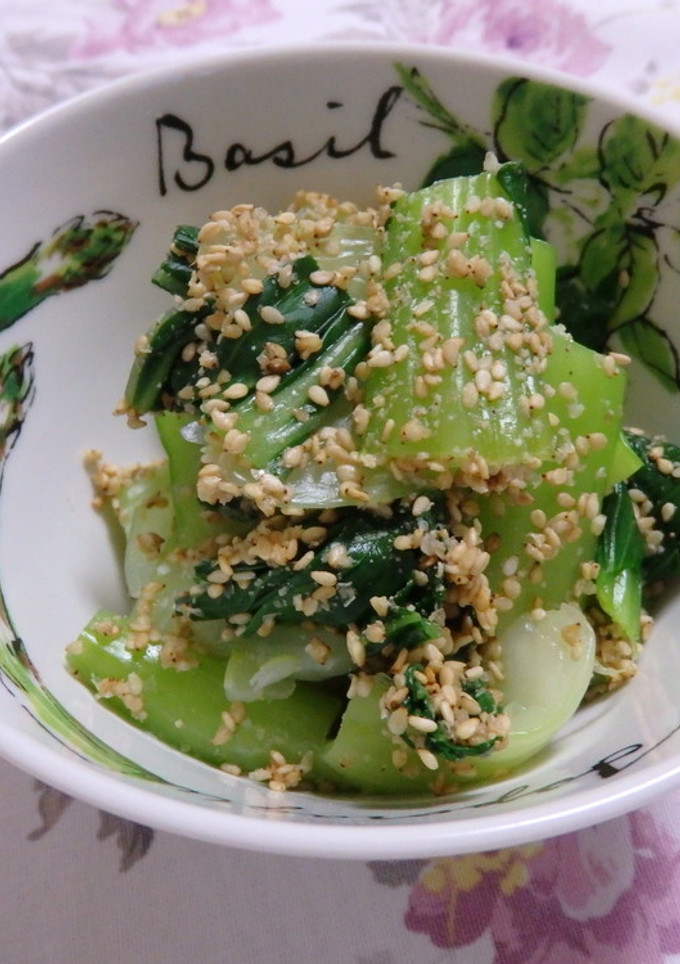 青梗菜の胡麻和え-レシピのメイン写真