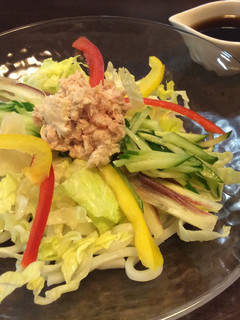 暑い夏にサラダうどん-レシピのメイン写真