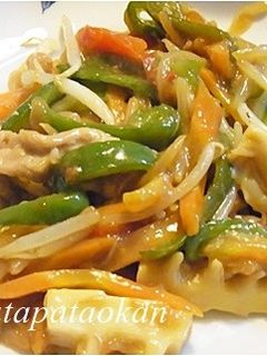 豚肉とタケノコのチンジャオロース風-レシピのメイン写真