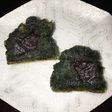 簡単! よもぎと米粉のあんこ入り焼き菓子