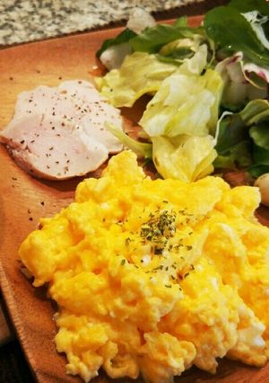 ふわふわスクランブルエッグ♪-レシピのメイン写真