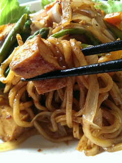 ヘルシー♪厚揚げと新玉ねぎの焼きそば-レシピのメイン写真
