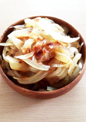 レンジで簡単★玉ねぎ＆かつお節の甘辛煮☆-レシピのメイン写真