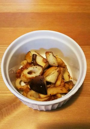 ちくわとしいたけの白だし炒め-レシピのメイン写真