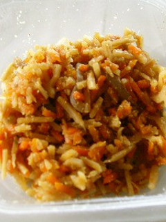 水煮野菜できんぴら-レシピのメイン写真