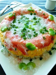 ちょっと豪華なかに玉チャーハン-レシピのメイン写真
